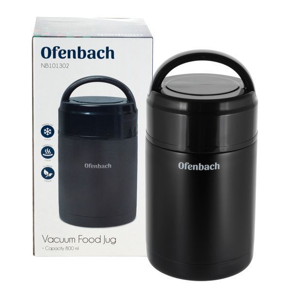 Термос пищевой Ofenbach 800мл из нержавеющей стали (101302) 101302 фото