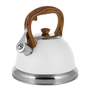 Чайник Kamille 2,7л из нержавеющей стали со свистком (1098WH) 1098WH фото