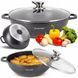 Кастрюля-Wok Kamille 4л из литого алюминия (4485) 4485 фото 2