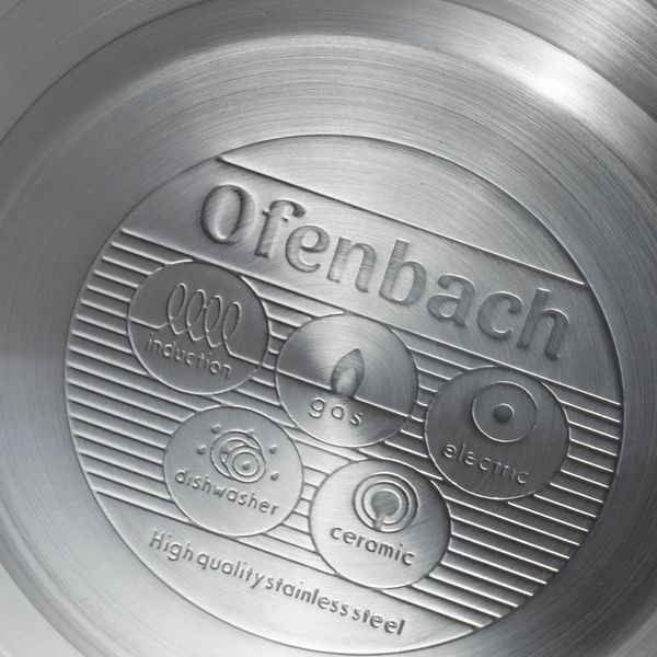 Чайник Ofenbach 2.7л з нержавіючої сталі зі свистком (100305WH) 100305WH фото