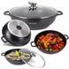 Кастрюля-Wok Kamille 5.5л из литого алюминия (4486) 4486 фото 2